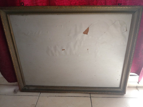 Antigua Pantalla Para Proyección Con Marco 0