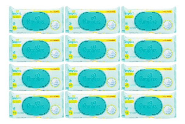 Pampers X12 Toallitas Húmedas Bebés Recién Nacidos Suave 6c 0 Pampers X12 Toallitas Húmedas Bebés Recién Nacidos Suave 6c 0
