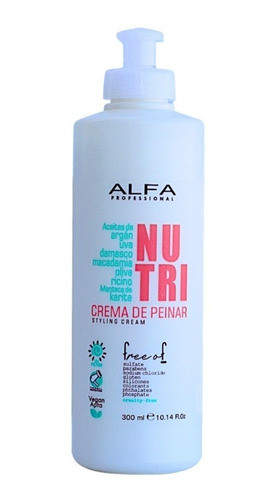 Crema De Peinar Hydro 300 Ml Alfa Free 0