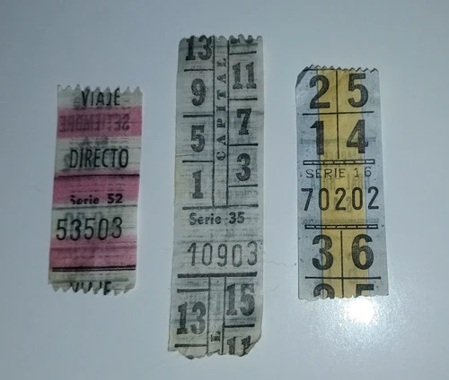 Boletos De Colectivo Coleccionables 0
