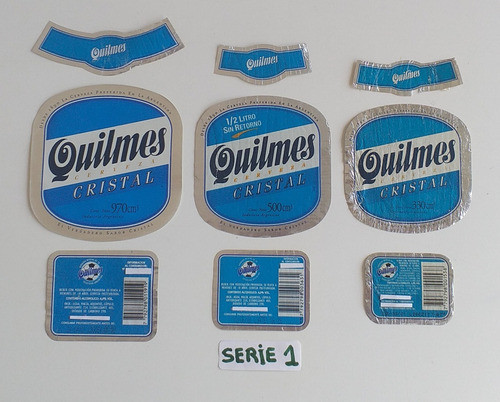 Quilmes Cristal 15 Juegos Etiquetas Diferentes 2001a11 (575) 0