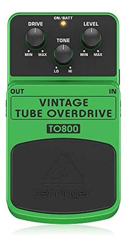 Behringer To800 Pedal De Efectos De Instrumentos De Overdriv 0