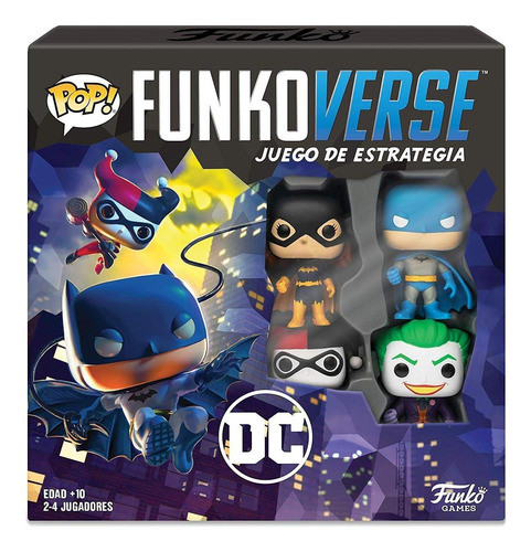Funkoverse Dc Comics 4 Figuras Juego De Estrategia Ingles 0
