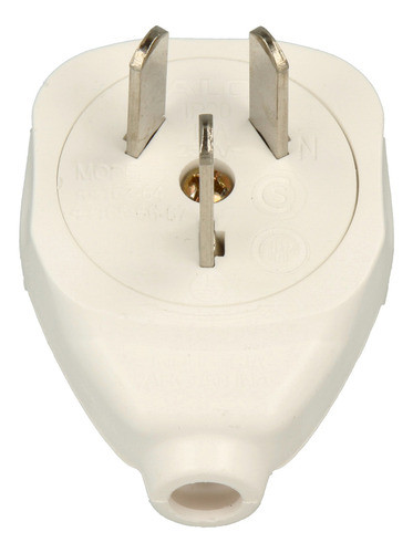 Ficha Macho Móvil Salida Lateral Kalop 10a Blanco 0