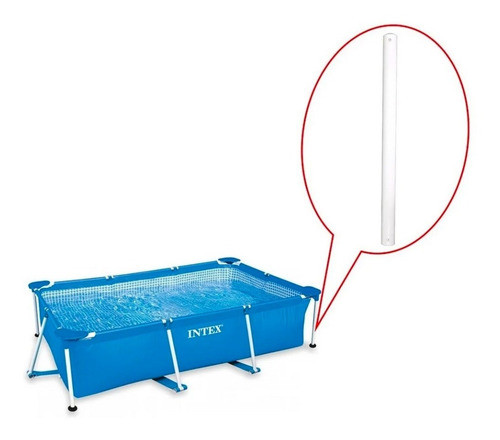 Caño Vertical 122 Cm Para Pileta De Lona Ultra Frame Intex 0