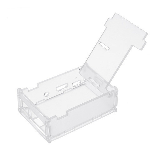 Gabinete Case Raspberry Pi 3 Acrílico Transparente Emakers 0