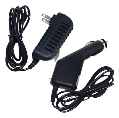Coche Cargador + Ac/dc De Pared Cable De Alimentación Adapta 0