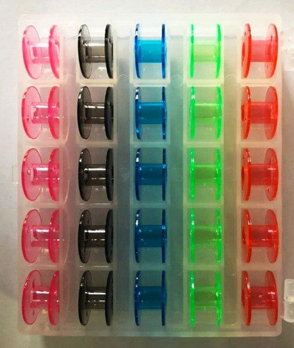 Bobinas Familiares Plásticas Multicolores 0