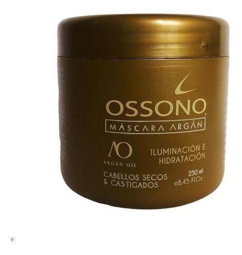 Máscara De Argán 250ml Ossono 0