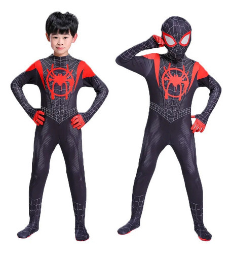 Disfraz Infantil Miles Morales Spiderman Superhéroe 0