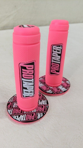 Puños Manoplas Universal Pro Taper Color Rosa Fluo 0