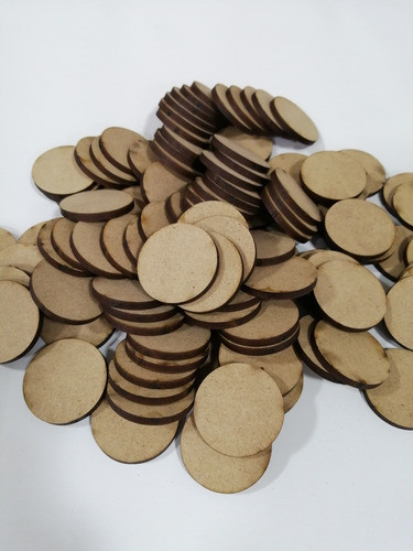 300 Discos De 3 Cm En Mdf 0