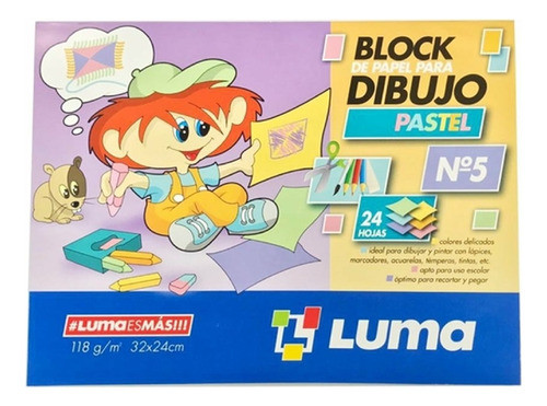 Block Pastel N°5 X 24 Hojas Luma 0