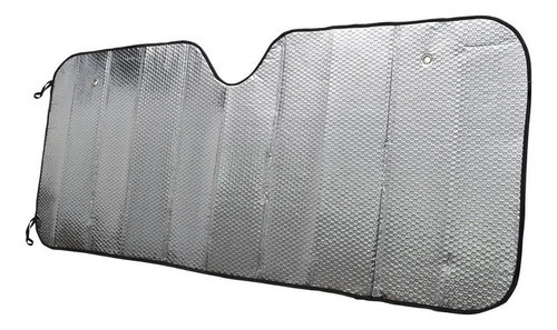 Cortina Parasol Metalizada Parabrisas Cromado Grande Plegabl 0