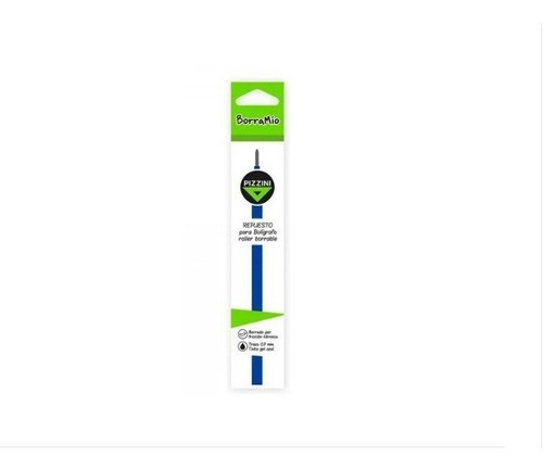 Repuesto Roller Borrable Pizzini Borramio Azul 0