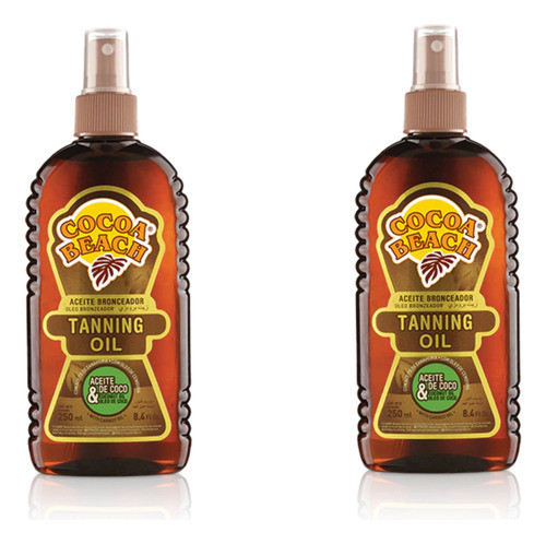 Bronceador Cocoa Beach Aceite X 250 Ml 2 Unidades 0