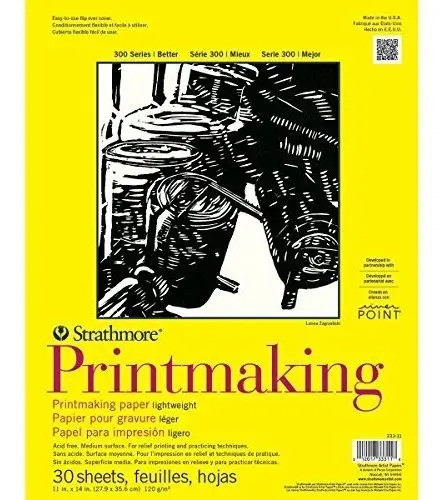 Strathmore Printmaking Papel Pad 11x14 30 Hojas 0