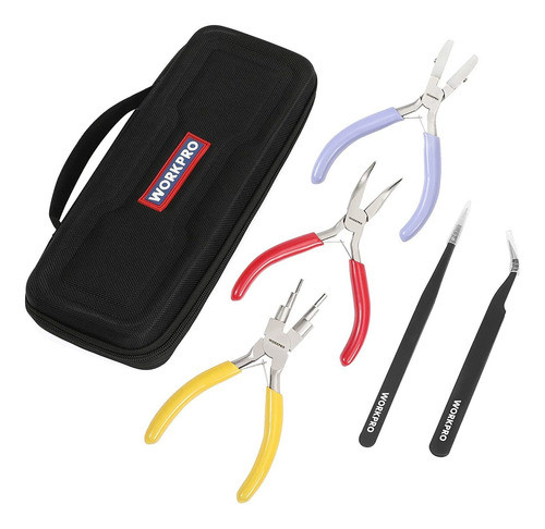 Alicate Para Joyerias (5 Piezas) Workpro 0