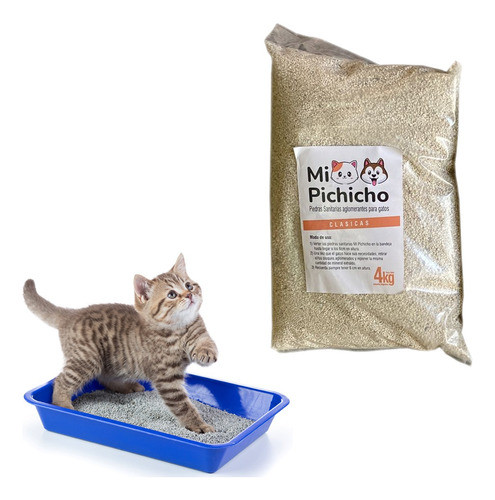 Piedritas Gatos Calidad Superior Mi Pichicho Clasico 4 Kg 0