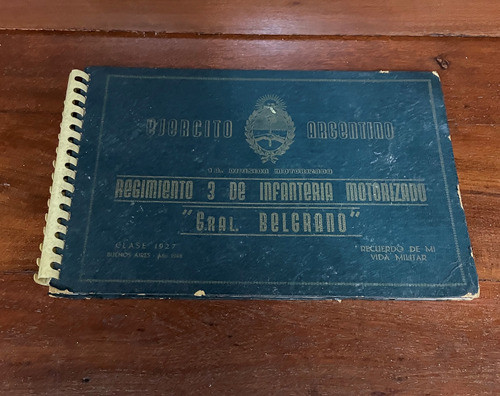 Recuerdo De Mi Vida Militar Ejercito Regimiento Infanteria 0