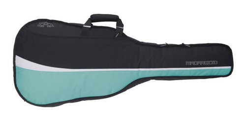 Funda Acustica Dreadnought Madarozzo Negro Y Turquesa 0