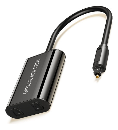 Nuevo Splitter De 1 A 2 Digital Toslink Fibra Óptica Audio C 0