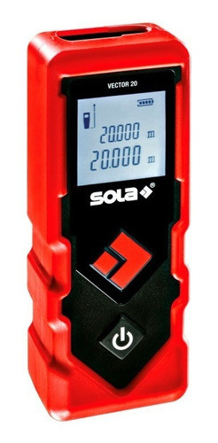 Medidor De Distancia Láser Sola Alcance 20 Mts Profesional 0