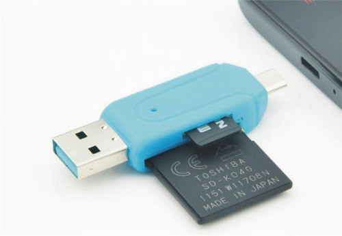 Adaptador Micro Usb Otg Lector De Memoria Sd Y Micro Sd $ 0