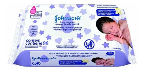 Toallitas Húmedas Dulces Sueños Johnson & Johnson 96 U 0