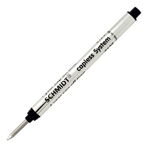 2 Recambios Schmidt De Bola Larga De Lapicera 0,6mm Negro 0
