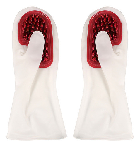 Guantes Cepillos Para Limpiar X Par Esponja 0
