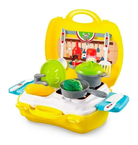 Valija De Cocina Chef, Juguete X 25 Piezas - 12107 0
