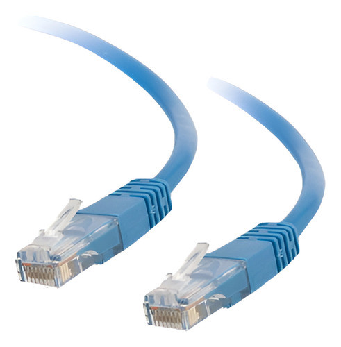 C2g 20ft Cat5e 350 Mhz Solid Patch Cable - Azul 0