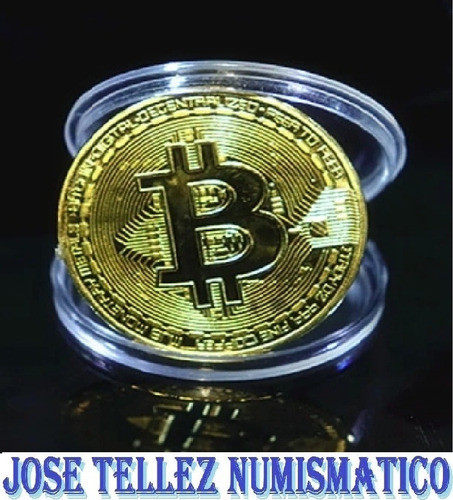 Bitcoin Moneda Física Original Nueva Con Capsula Palermo 0