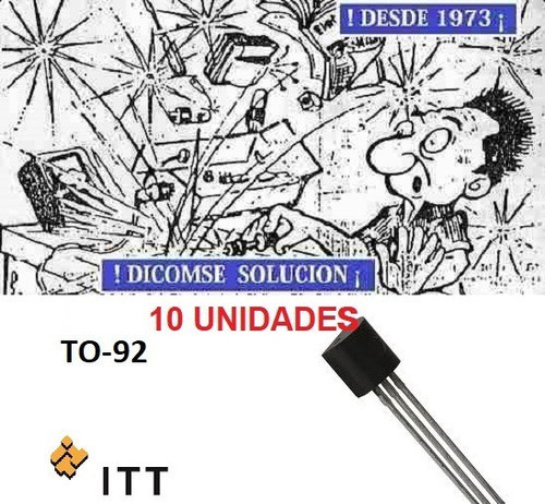 Transistor Bc549  Bc549c  Bc549c  549 To-92  10 Unidades 0