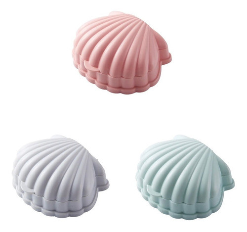 Jabonera Caracol Mar Colores Baño Premium Multiuso 0