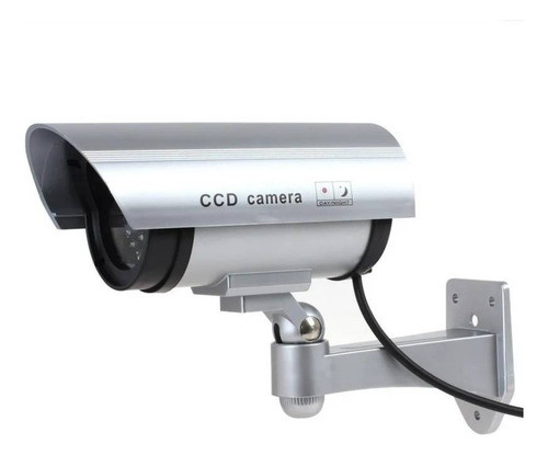 Camara Falsa De Vigilancia Con Led Simulador Seguridad 0