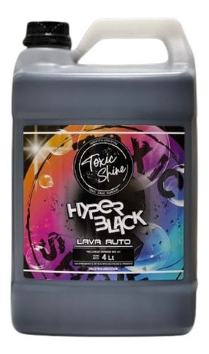 Shampoo Hyper Black Toxic Shine Galon 4 Litros 0