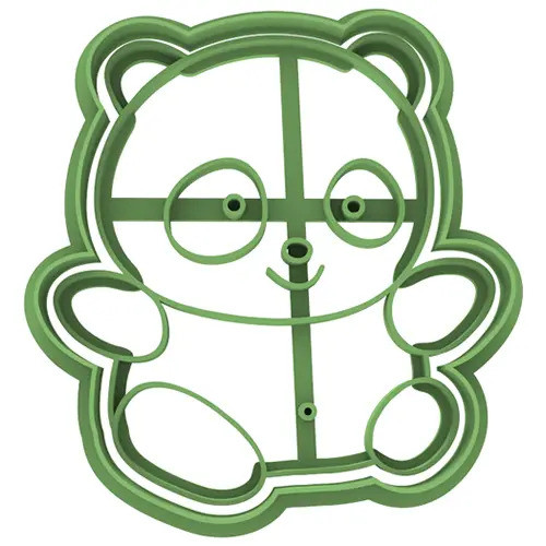 556 Panda Sentado Oso Cortante Para Galletas 0