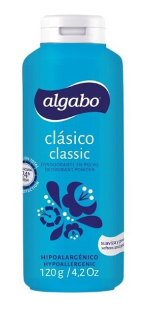 8 Talco Desorodante Clasico Algabo 120 Gr ( Mayorista Z Sur 0