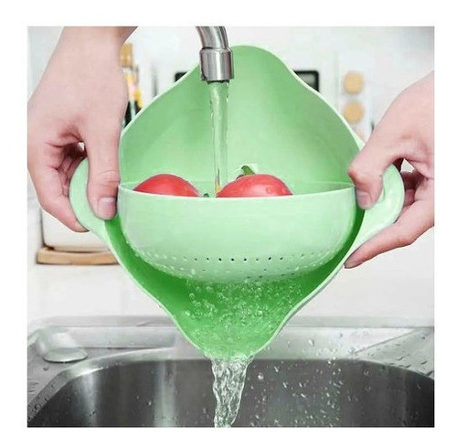 Colador Escurridor De Vegetales Plástico 0