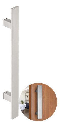 Manijón Cuadrado 600 Mm Cosimo Puerta Inoxidable Hafele * 0