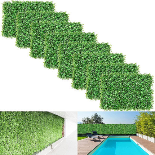 Jardín Vertical Artificial Muro Verde Panel 40x60 Premium 0