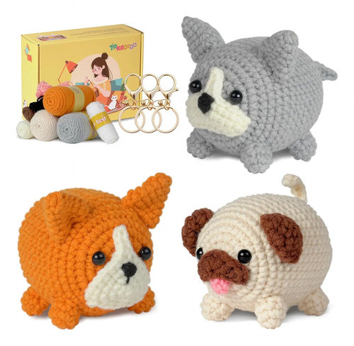 Kit De Crochet Para Principiantes, Tutorial En Video Naranja 0
