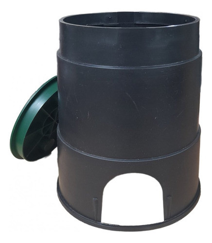 Caja Plástica Redonda Chica 6'' Para Riego 0