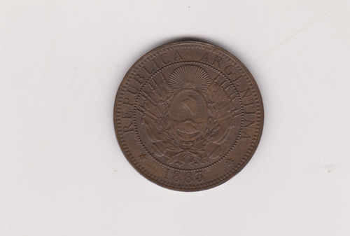 Moneda Argentina 2 Centavos Año 1883 Excelente + 0