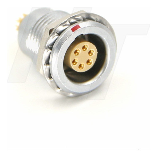 Hangton 0b - Conector De Metal Circular Para Montaje En Pane 0