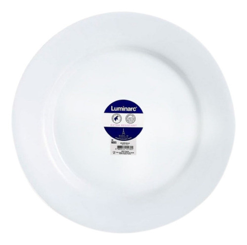 Plato Playo 24 Cm Everyday Luminarc Vidrio Templado X 1 Uni 0