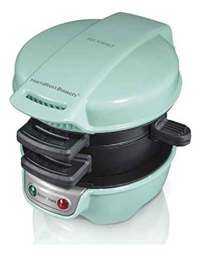 Hamilton Beach Sandwichera De Desayuno Con Anillo 0