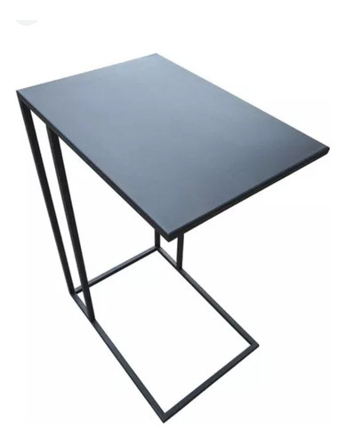 Mesa De Arrime Sillón /cama Hierro Y Chapa 0